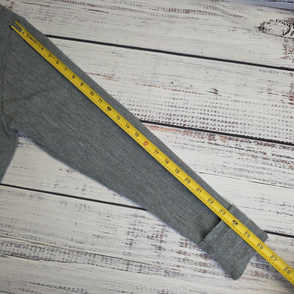 Vintage IZOD Cardigan Sweater Mens XL Gray Crest Logo USA Button Up Grandpa-core - Picture 9 of 9
